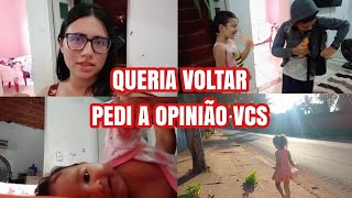 VOU VOLTAR, PEDI A OPINIÃO DE VCS 😅 MINHA MAE ME SOCORREU!