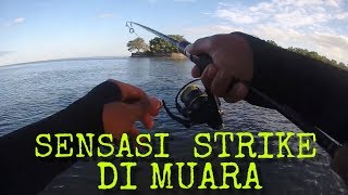 ULTRALIGHT FISHING : CASTING DI MUARA SUNGAI