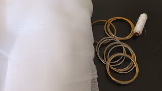 how to make curtains hook(kadi) .  old bangles  reuse. Easy to make at home. DIY.curtain ring holder