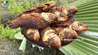 DEEP FISH FRY MAKING BY MY BROTHER IN MY VILLAGE street food