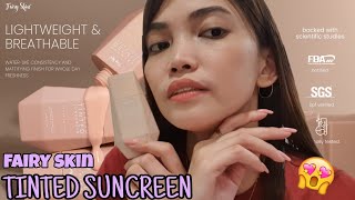 FAIRY SKIN PREMIUM TINTED SUNSCREEN | ANG GANDA, NO NEED LIQUID FOUNDATION OR PRESS POWDER NA!!!