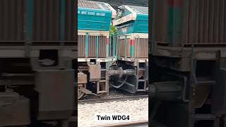 Twin WDG4 #railway #funny #music #bts #status #train #indianrailways #trending #viral #love #bts