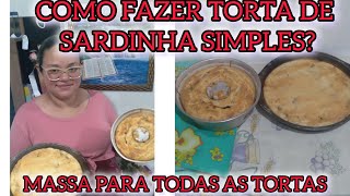 RECEITA: DA TORTA DE SADINHA MAIS SIMPLES QUE EXISTE+A MASSA É PARA TODOS OS SABORES.