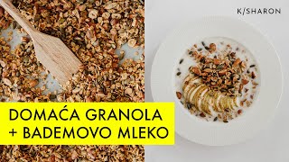 DOMAĆA GRANOLA + DOMAĆE BADEMOVO MLEKO: Evo kako da ih jednostavno i brzo napravite kod kuće (POSNO)