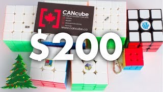 MASSIVE $200 CHRISTMAS UNBOXING | AOSU GTS M 4X4 + MORE | CANcube.ca