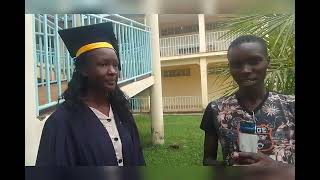 Rongo University 8th Graduation. @presenterWainaina azungumza Na moja wa Mahafali.