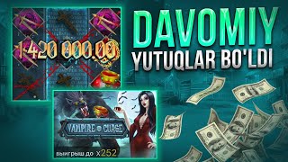 DAVOMIY YUTUQLAR BO'LDI #1xbet #casino #vegas