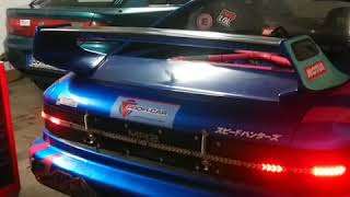 Costom made Toyota mr2 turbo Taillights, drift show not street legal 2020 single led strip  jdm Rhd