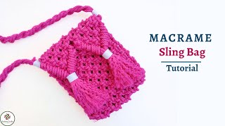 How to make Macrame Bag | 마크라메 가방 튜토리얼