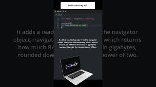 Device Memory API | Javascript 🔥 #shorts #short #trending #viral #js