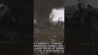 A powerful tornado in china…. #news #china