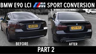 UPGRADED TAIL LIGHTS! | E90 BMW M Sport LCI Conversion DIY PART 2