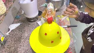 Princess cake design | doll cake idea | ￼ easy and perfect Barbie doll Cake idea ￼