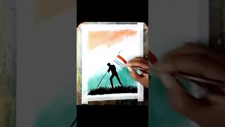 We are proud to be Indian drawing | easy dry pastel drawing #shorts #youtubeshorts