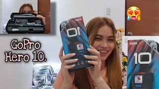 UNBOXING MY BOYFRIEND'S CHRISTMAS GIFT | OMG😱 GOPRO HERO 10.