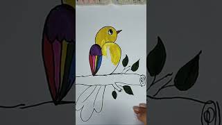 Beautiful bird/Drawing #SHORT