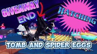 ✨Hatching 100+ Tomb and 30 Spider Eggs✨!!GIVEAWAY-CLOSED!! {Dragon Adventures} *ROBLOX*