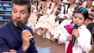 Enoc, el nene cantor que con su simpatía se robó el show Showmatch 11/08/2016