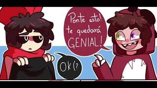 la aparición de hacker ❤️créditos a Khattedraws✨🤗comic de los compas ✨cap 1❤️