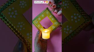 Only 2 minute me Bnae Diya holder 🪔#youtube #craftart #craft #papercraft #diwali #diya #diyaholder