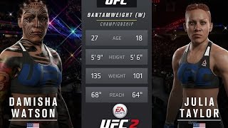 Intense Staredown!! Title Fight Ultimate Team ☆EA Sport UFC 2☆ (Division 2)