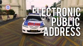 Electronic Public Adress Himbauan Polres Kota Tangerang