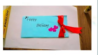 Last Minute Birthday Card Idea💡🎂|| Beautiful Birthday Card Making || Diy Birthday Card Ideas