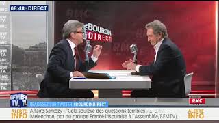 Jean-Luc Mélenchon en forme olympique chez Jean-Jacques Bourdin, ce matin !