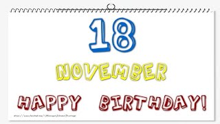 18 November Special New Birthday Status Video, happy birthday wishes, birthday msg quotes जन्मदिन