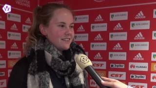 Jade Adan had graag de nul gehouden tegen Ajax Vrouwen