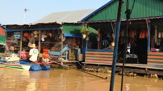 A floating village on Lake Tonle Sap