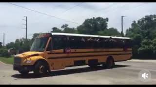 Buses Leaving Key Largo K-8 on the Last Day of School (2018)