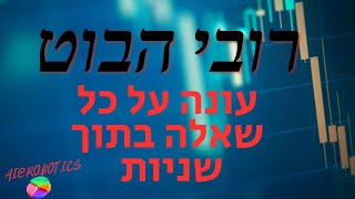 רובי הבוט  - עונה על כל שאלה בכל נושא בעברית