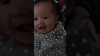 Thao My Fist giggling at 9 weeks old