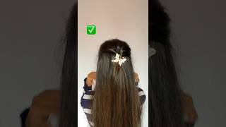 Butterfly style ✅ #hairstyletutorial #hairvlog #exploreshorts #hairtutorial