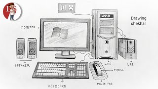 Computer Chart for School || 💻 computer practical project || #computer #practical #viral 🔥#sekhrarts