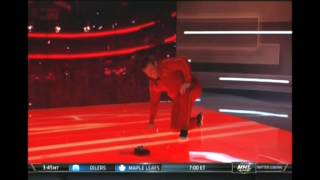 HNIC's PJ Stock Breakdancing