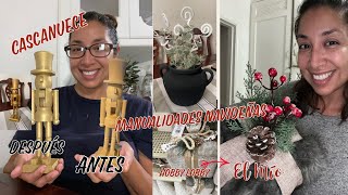 Manualidades Navideñas, haciendo una decoración de Hobby Lobby 🎄🎁