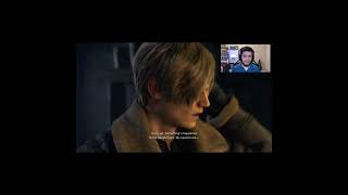 Leon Thinks Locking Doors In Horror Games Work.. - Resident Evil 4 Remake Chainsaw Demo