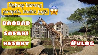 BAOBAB SAFARI RESORT PRIGEN| HOTEL YANG ADA JERAPAH DAN BADAK NYA