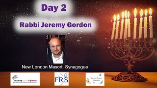 Eight rabbis and their Chanukiot - Day 2 Rabbi Jeremy Gordon