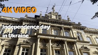 Independence Day in Ukraine | Lviv | 4K