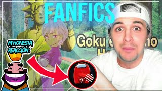 Reaccionando a FANFICS Peruanos De Dragon Ball xD - Papu Directo