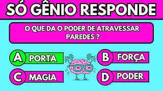 SÓ UM GÊNIO PODE RESPONDER ESSES 20 ENIGMAS COMPLICADOS 🧠| #enigma #enigmas