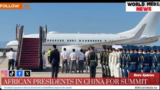 Forum On China-Africa Co-operation Summit (FOCAC)Heads Of States Arrives lead By President Xi Jiping