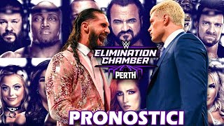 WWE ELIMINATION CHAMBER 2024 PRONOSTICI