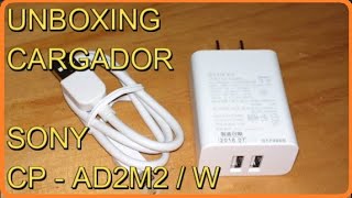 CARGADOR SONY CP - AD2M2 / W UNBOXING. IDES