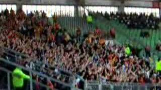 RC Lens fans in Leverkusen - 1