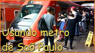 Viajando por distintas líneas del metro de Saõ Paulo. IDES