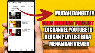 CARA MEMBUAT PLAYLIST DI YOUTUBE.MUDAH BANGET !!!